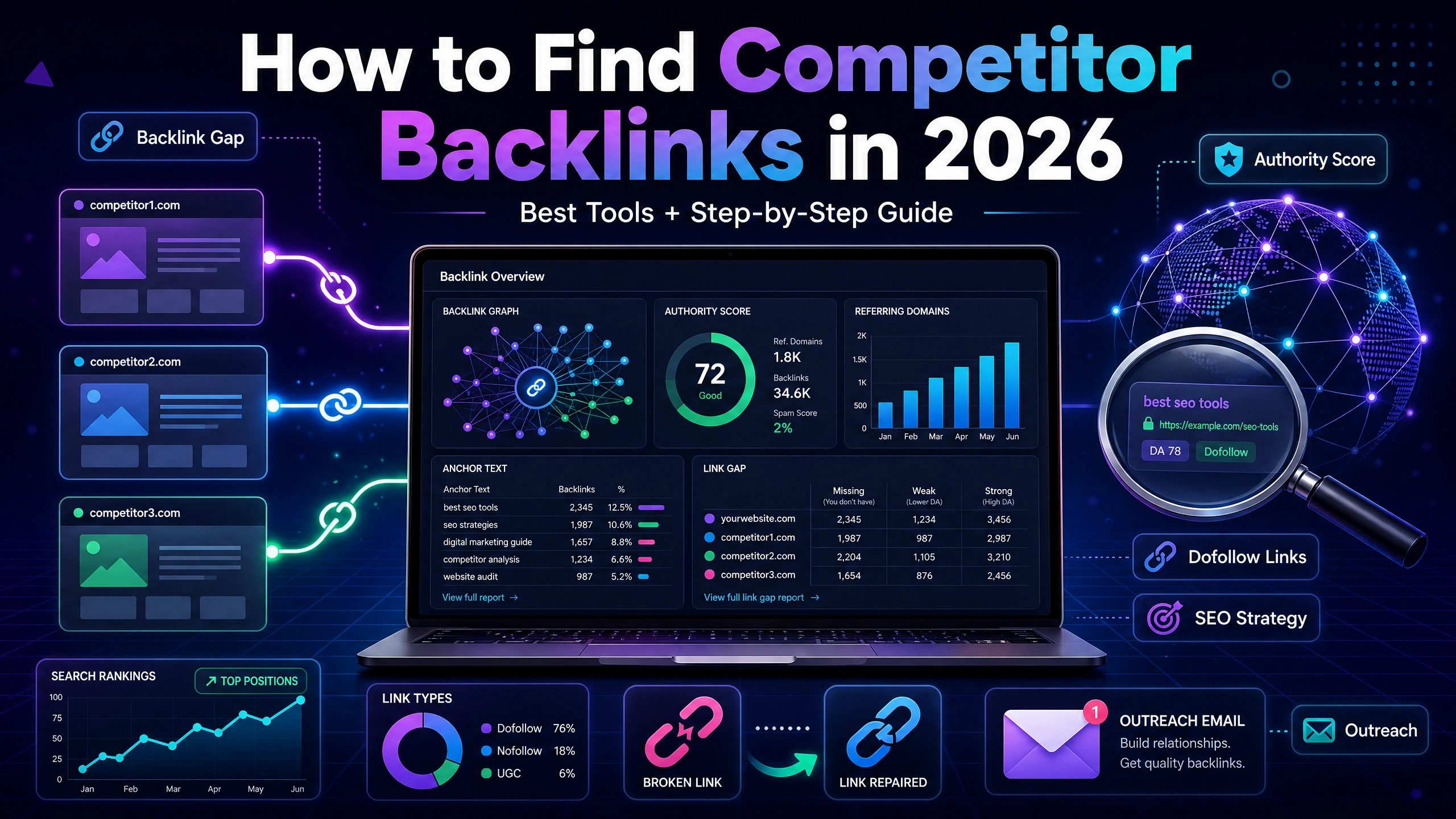 How to Find Competitor Backlinks in 2026 (Best Tool + Step-by-Step Guide)